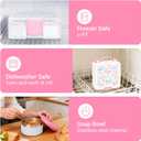 QCQHDU 2000ML Bento Lunch Box with 3 Compartments Container & Leak-Proof 8oz Insulated Food Jar, Suitable for Adults, Kids, and Toddlers