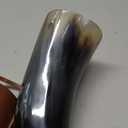 Drinking Horn  10-12 Inch Viking Gifts for Men & Women | With Thor Bottle Opener & Stand | Handmade & Real Ox Horns | Norse Viking Cup Perfect For Beer, Ale, Mead (12 Oz) (Natural Polished)