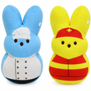 Peeps Plush Bunny 4 Pcs