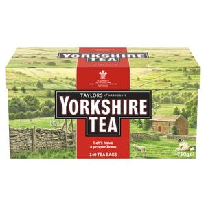 Taylors of Harrogate Yorkshire Red, 240 Teabags, 240 Count Pack of 1, Best Before 10/2025