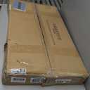 Heavy Duty Clothes Rack for Hanging Clothes, Double Rods Clothing Rack with Lockable Wheels, Rolling Garment Racks with Shelf, Easy to Assemble, Silver