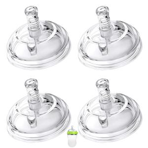 Straw Sippy Cup Nipples for Comotomo Baby Bottles and Gen 2, Transition Cup Food Grade Silicone Soft Nipple, 8m+, Pack of 4