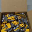 Libima 30 Set Valentine's Day Construction Vehicle Truck with Greeting Cards, 3D Construction Vehicle Toys and Happy Valentines Cards Classroom Exchange Gifts Prizes Party Favor for Kids