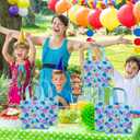 20 Pcs Cartoon Party Favor Bags,Reusable Hawaiian Gift Non-woven Bags with Handles for Animation Themed Party Decorations