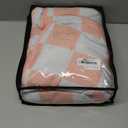 Pink Checkered Weighted Blanket for Adults 12lbs, 48"x72", Twin Full Size Cooling Plaid Heavy Throw Blanket for 110-130lbs, Microfiber Soft Thick Big Blankets Weighted Comforter Gift for Sleeping