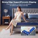 Twin Size Mattress 10 Inch, Hybrid Memory Foam Mattress with Zoned Pocket Coils Support and Motion Isolation Design, Strengthen Edge Support,CertiPUR-US Certified, Medium Firm in a Box