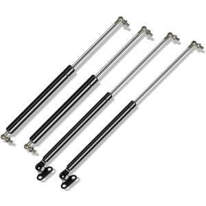 Front Hood and Rear Hatch Tailgate Liftgate Lift Supports Gas Shock Strut Springs Compatible with 1998 1999 2000 2001 2002 2003 2004 2005 2006 2007 Toyota Land Cruiser Lexus LX470, 4 pcs Set
