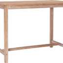 Linon Claridge Distresed 36 inch Tall Distressed Brown Wood Counter Height Pub