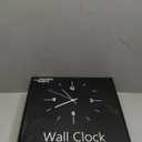 Stephanie Imports Modern Minimalist Concrete Hiding Gray Silent Wall Clock (Roman Numerals)