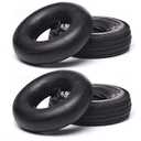 (2 Pack) AR-PRO 10" Heavy-Duty Replacement All-Purpose Utility Tire and Tube - 4.10/3.50-4" Pneumatic Tires with 10" Inner Tubes TR-13 Straight Valve Stem for Lawn Mowers, Hand Trucks, and More