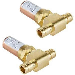 2-Pack EFIELD Water Copper Hammer Arrestor MH-210 Pex-A Expansion 1/2-inch Tee Connection, ASTM F1960,(HAMMER008-2PCS)