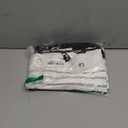 jinchan Boho Farmhouse Fabric Shower Curtain with Tassel Grey and White Modern Striped Waterproof Shower Curtains for Bathroom with 12 Hooks 70x72 inches