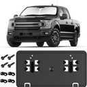 Replace for 2018 2019 2020 Ford F150 Front License Plate Bracket Frame Holder, 2.7L 3.0L 3.5L Truck Bumper Plate Mount JL3Z17A385BA & FO1068181