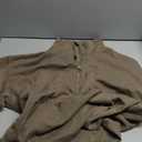 ODODOS Women's Modal Soft Cinchable Sweatshirts Half Zipper Funnel Neck Oversize Pullover with Pockets, Espresso, X-Large