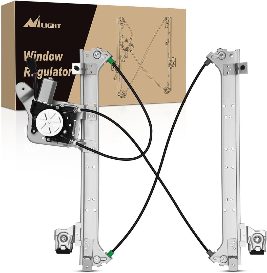 Nilight 741-578 Window Regulator and Motor Rear Driver Side,Compatible with Cadillac Escalade/Chevy Avalanche/Silverado/GMC Sierra Yukon 1500 2500 3500 2000 2001 2002 2003 2004 2005 2006 2007