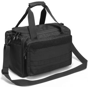 Messenger Bags Multifunctional Tactical Training Bag Outdoor Shoulder Bag Large Capacity Waterproof Camouflage Bag(Black)