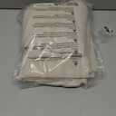 PrinceDeco Linen Curtains 63 Inches Length for Living Room Thick Linen Burlap Rod Pocket Light Filtering Window Drapes for Bedroom Curtains 2 Panels(Angora, 52" W x 63" L)