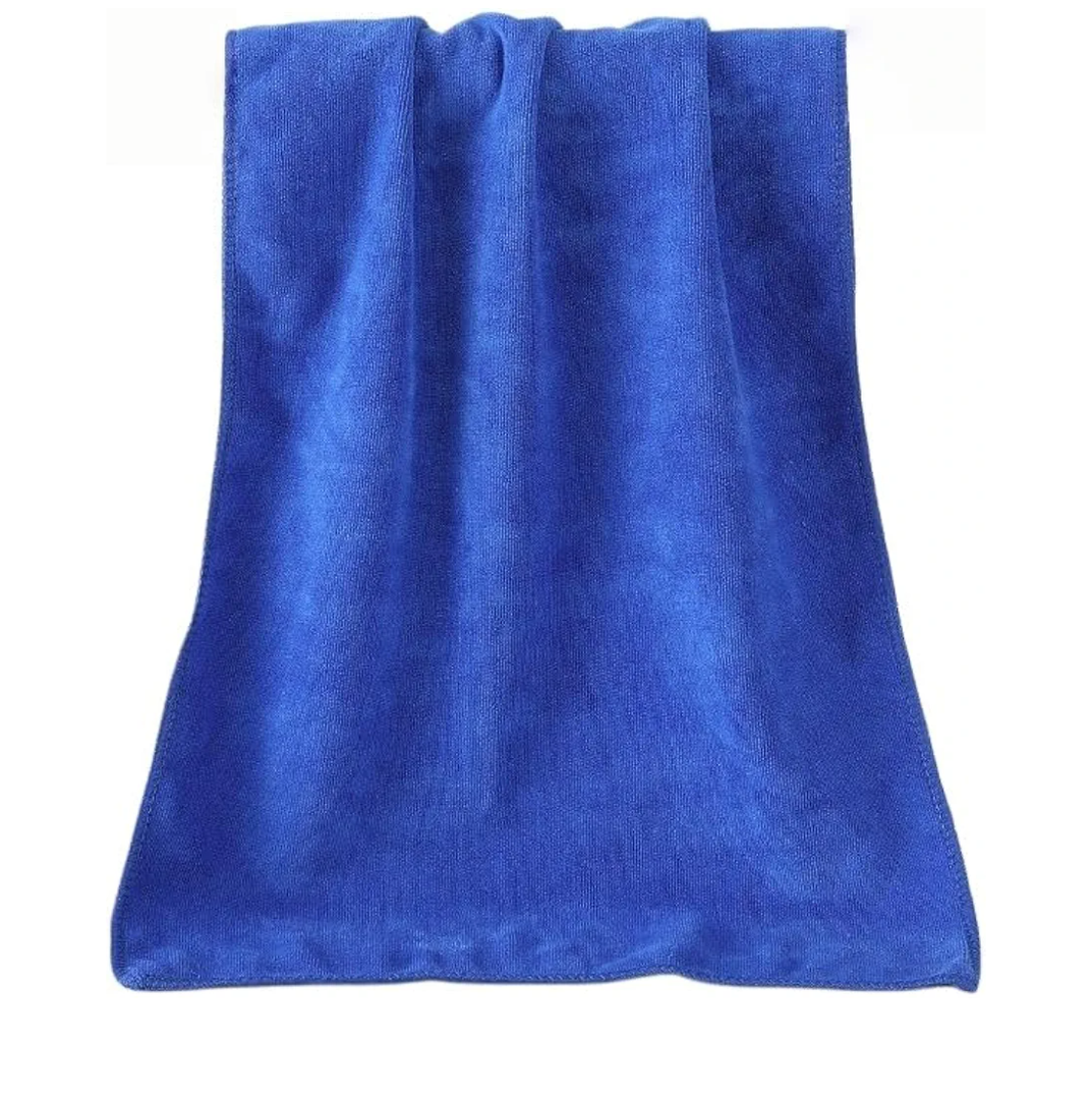 Microfiber Towel Thickened Highly Absorbent Towel, Lint Free Quick Dry Towel for Beauty Salon, Barbershop Hair Drying, Housekeeping Cleaning (Blue,40 * 60)