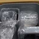 Bathroom Accessories Set - Gorgeous Grey Bathroom Set, 10PC Bathroom Accessory Set, Gray Bathroom Accessories Set, Trash Can, Qtip Holder Dispenser & Soap Dispenser