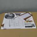 52 Inch Farmhouse Ceiling Fan with Light and Remote, Black Industrial Caged Flush Mount Ceiling Fans with 6 Speed Reversible Motor and Dual Finish 5 Blades, Rustic Ceiling Fan for Living room, Bedroom