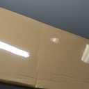 4 ft. Short Brown Temporary Cardboard Folding Screen - 3 Panels