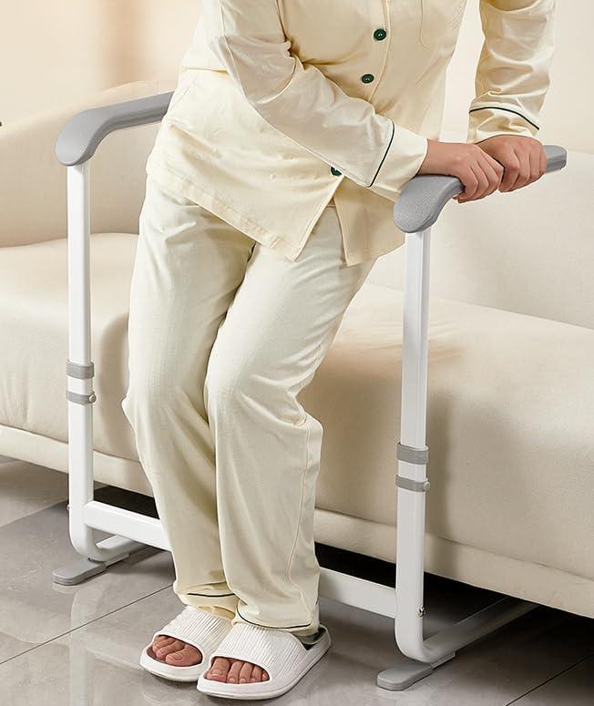 Chair Couch Stand Assist Height Adjustable Chair Couch Lift Assist for Elderly Sit to Stand Mobility Standing Aid Rail for Couch Sofa Chair Toilet Bed Loading 330 lbs