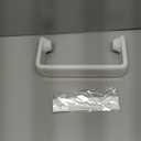 simpletome Paper Towel Holder Under Cabinet or Wall Mount ONE Hand Operation Tension Arm Kitchen Roll Holder (White, for 24-28cm/9.4-11inches roll)