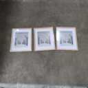 KTKDE 11x14 Picture Frame Real Glass, Display Pictures 8x10 with Mat or 11x14 Without Mat, Modern Style Wood Composite Frame,Gallery Wall Frame  