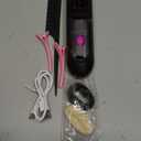 Go Brush Pro 2026, Portable Straightener Brushs for Travel, with LCD Temperature Display, Fast Heating Cordless Mini Hair Brushs (Black)