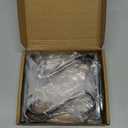 Christmas Stocking Holders Xmas Fireplace Hanger Hooks Set of 4(Rust Black)