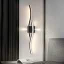 Modern Led Wall Sconces, 32inch Bathroom Mirror Vanity Light 28W, 4000K Wall Fixtures Staircase Lights, Indoor Wall Decor Bedside Wall Lamp for Bedroom Living Room Hallway Hotel