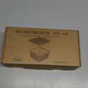 6 Pack-Silicone Freezer Tray with Lid-Stackable Soup Freezer Container Molds,2-Cup Ice Cube Trays for Perfect Portion Control,Food Storage & Meal Prep,Oven & Dishwasher Safe (Lake Blue)