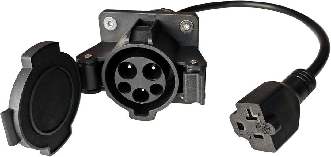 J1772 to Nema 5-15/5-20 Discharger, EV Station Charging Adapter with 0.35M Cable,EV Adapter Plug,J1772 to Nema 5-20 for E-Bike/Scooter/One Wheel