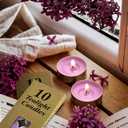 3 x 10 Pack Tea Candles Wedding Party and Home Decoration Votive Parties Tealight Small Wishing Bulk with 1.5-2 Hours Extended Burn Time Mini for Birthday Emergency Family (Pink)
