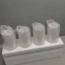 16 Pack Glass Cylinder Vases 4,6,8,10 Inch Tall Clear Flower Vase Hurricane Floating Candle Holder for Table Centerpiece Wedding Home Decor