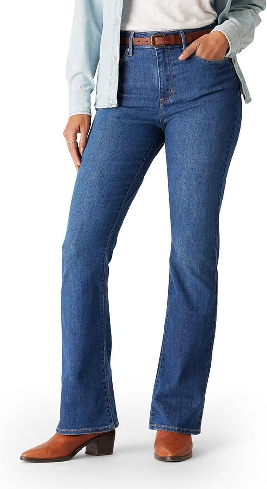 Levi Strauss Signature Gold Womens Modern Bootcut Jeans Mid-Rise Stretch Denim 8, Byron Bay)
