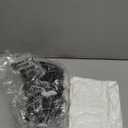 Soulchen 36 Pcs Christmas Model Trains Scenery Set Include 2.5-5.1 Inch Mixed Miniature Christmas Model Trees Mini Streetlight White Snowy Grass Mat for Xmas Train Scenery Architecture DIY Crafts