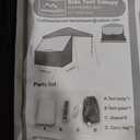 Kampkeeper Side Tent Canopy 75x116x47.2, Gray