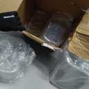 Rubbermaid Brilliance Pantry Food Storage Containers, Set of 4 (8 Pieces), BPA-Free, Clear, Airtight, Set of 4 Small