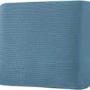 H.VERSAILTEX Super Stretch Individual Seat Cushion Covers Sofa Covers Couch Cushion Covers Slipcover Sets Thick Jacquard Textured Twill Fabric (1 Piece Chair Cushion Cover, Dusty Blue)