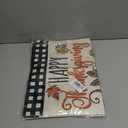 Thanksgiving Garden Glag, Fall Thanksgiving Deco Welcome Flag, Autumn Holiday Harvest Burlap Yard Flag, Decorations Outdoor, Double Sided 12x18 Inch, Pack of 3