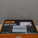 SUNPOW Metal Detector for Adults Professional - High Accuracy with 12" Waterproof Coil, 2x Backlit LCD Display, Advanced DSP Chip, 5 Modes, Adjustable Length (19"-59"), Sturdy Spiral Structure -OTMD14