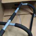 Iron Gym Pull-Up Bar - Total Upper Body Workout Bar for Doorway, Adjustable Width Locking, No Screws Portable Door Frame Horizontal Chin-up Bar, Fitness Exercise