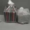 50 Pack Checkerboard Charcuterie Boxes with Clear Lids  Classic Black  White Plaid Design Boxes with Window for Cookies, Candy, and Mini Cakes  Ideal for Gift Giving & Bakery Packaging