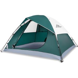 1/2/4/5/6 Person Dome Tents for Camping, Lightweight Portable Backpacking Tent, Small Easy Set Up Outdoor Waterproof Camping Hiking Tent for Adults (Dark Green)