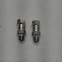 2 Sets NPT 1/4 Inch Pressure Washer Coupler Quick Connect Plug Stainless Steel Male and Female Quick Connect Fittings Pressure Washer Adapter Set (Internal Thread, External Thread)