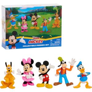 Mickey Mouse Collectible Figure Set, 5 Pack, Kids Toys for Ages 3 Up by Just Play