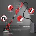 Drywall Sander, 2026 Upgraded 8-Amp Popcorn Ceiling Removal Tool
7 Variable Speed 800-1800RPM, Drywall Sander with Vacuum Dust Collector with LED Light, Extendable Handle,12pcs Sanding Discs