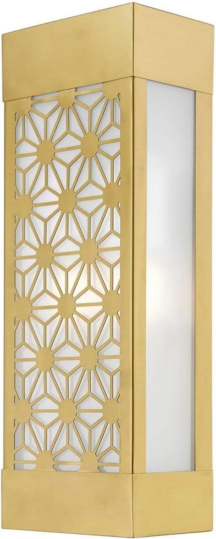 Livex Lighting, 24322-32, Berkeley, Outdoor ADA Sconce, Satin Gold