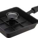 Norpro Mini Cast Iron Panini Pan with Press, 5.9 IN, As Shown